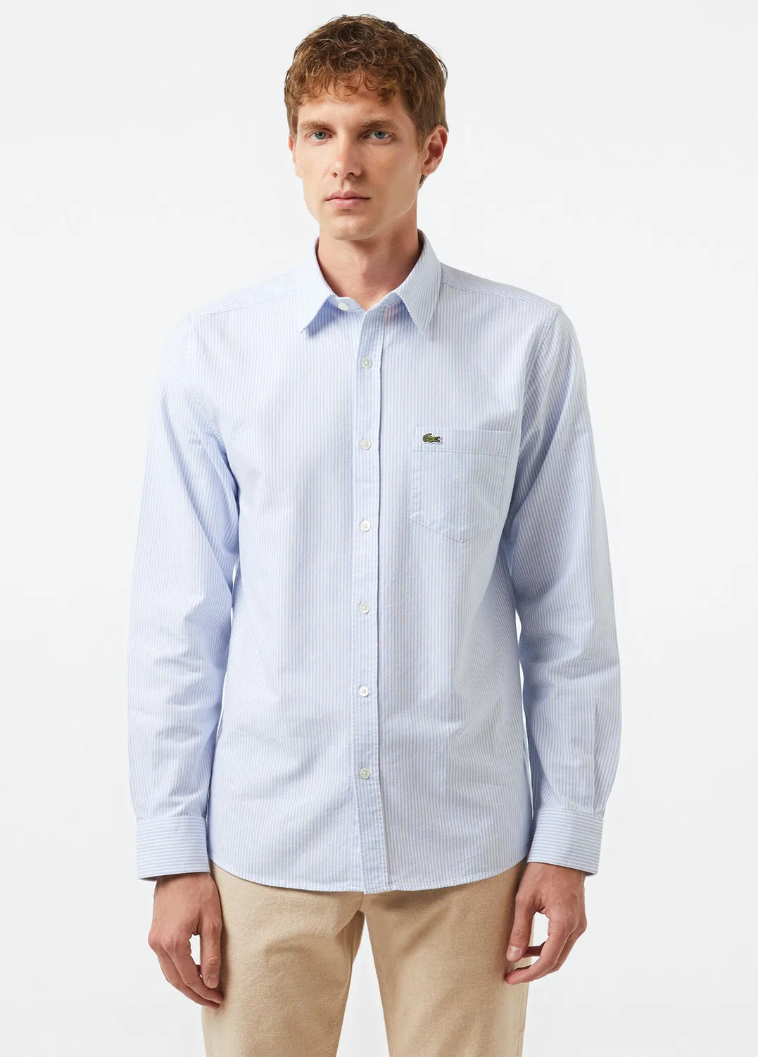 Рубашка Regular Fit Lacoste, Blue — фото 2
