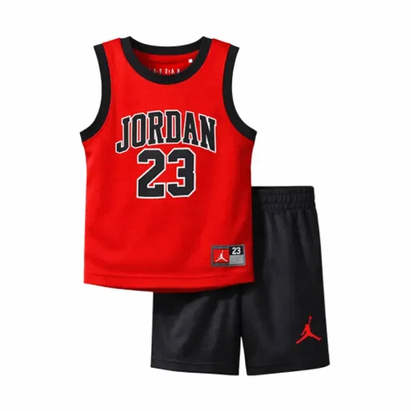 Детский спортивный костюм с номером Jordan, Playkizpro, черный — фото 2