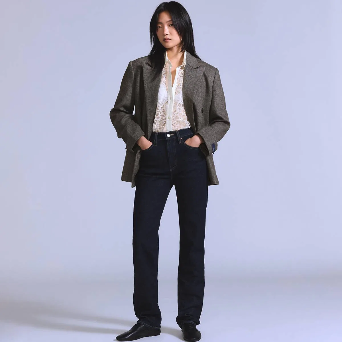 Женские узкие джинсы Levi's, Bt Slim Rinse - Blue