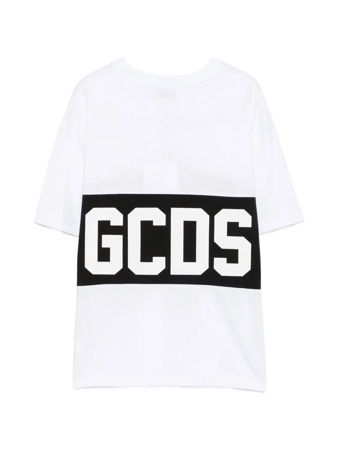 Хлопковая футболка с логотипом Gcds Kids, белый — фото 2