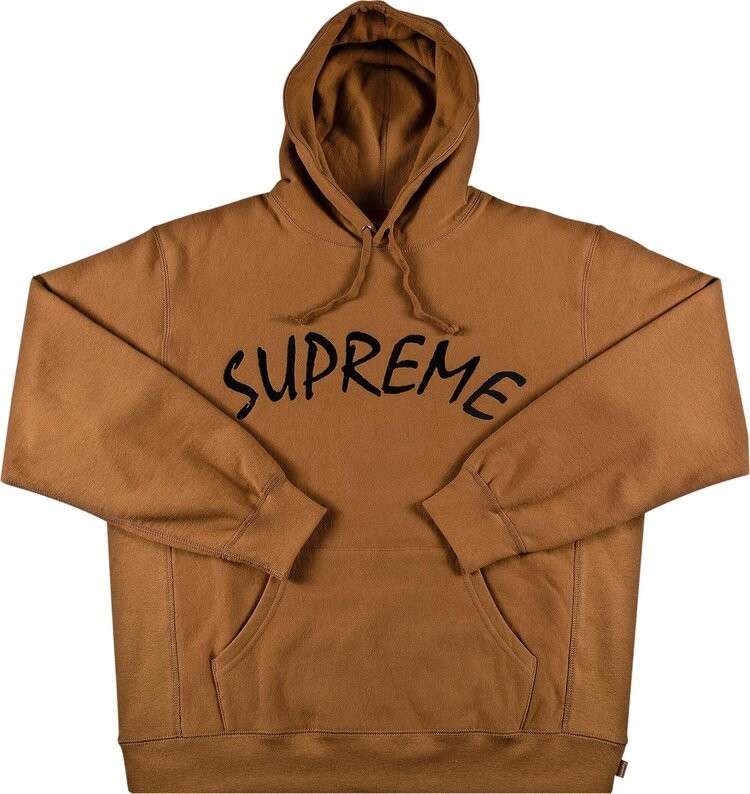 

Толстовка Supreme FTP Arc Hooded Sweatshirt 'Brown', коричневый