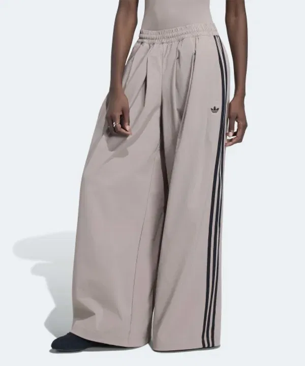 Спортивные штаны плиссированные Adidas, Chunky Brown