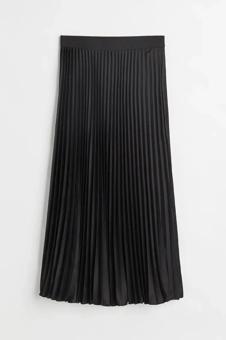 

Юбка H&M Pleated, черный