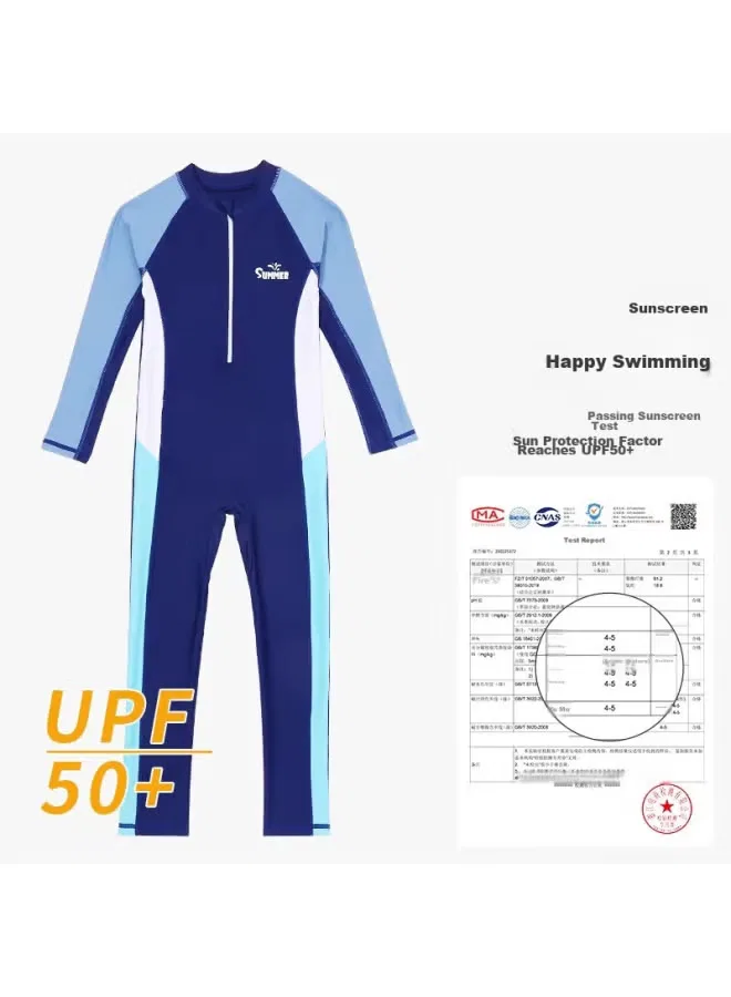 Комплект для плавания с длинным рукавом, из 4 предметов, 32685, Youyou, голубой