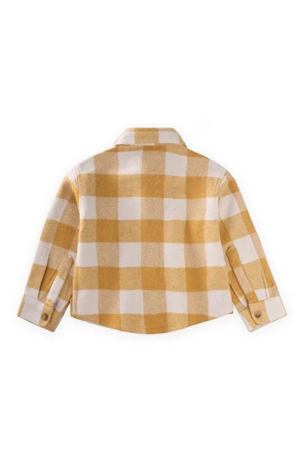 Детская рубашка для мальчиков с длинным рукавом Lumberjack Shirt Cigit, Hardal Ecose — фото 3