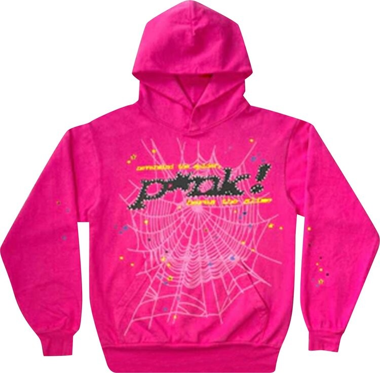 

Худи Sp5der P*nk Hoodie 'Pink', розовый