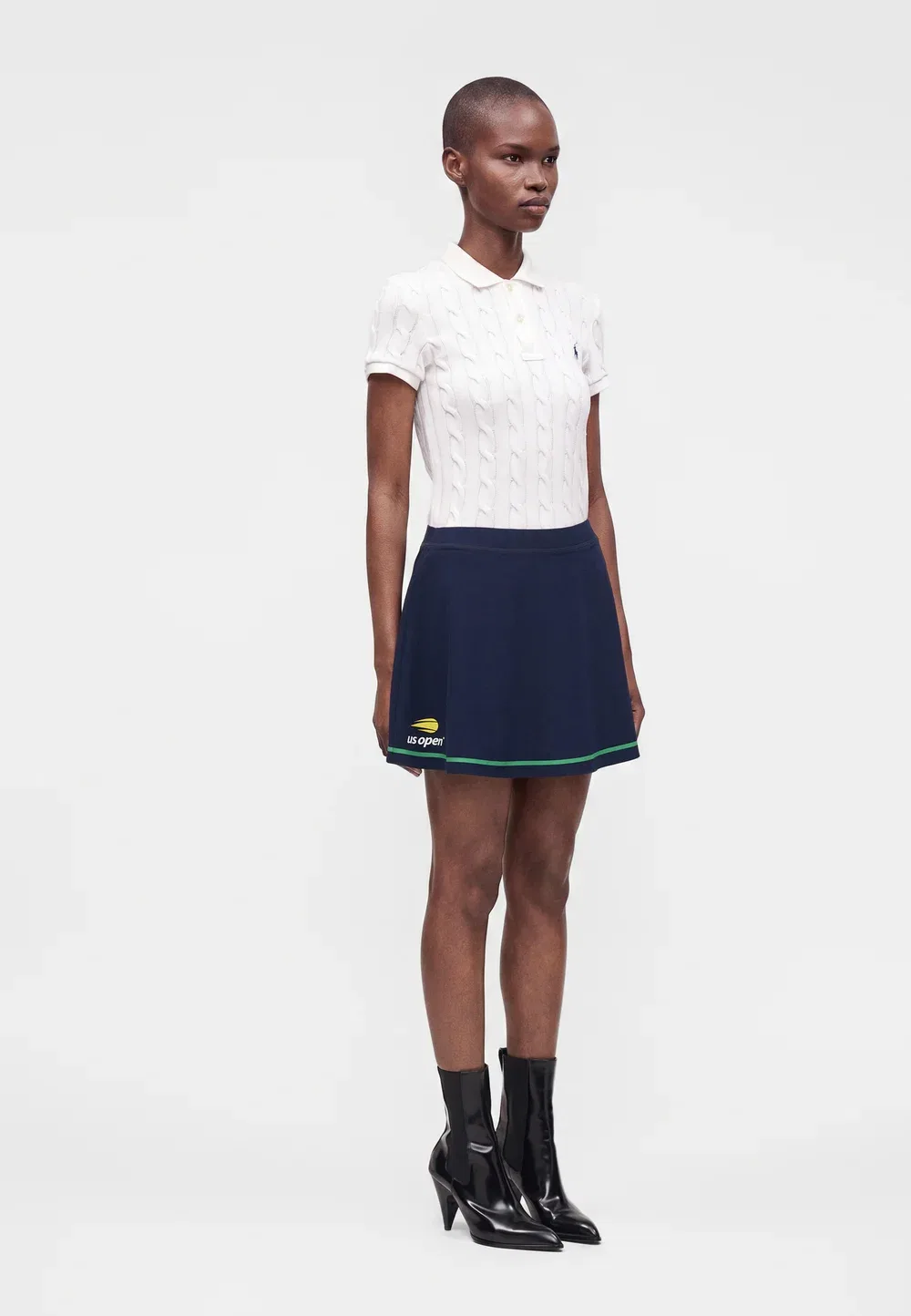 Юбка А-силуэта Polo Ralph Lauren, Refined Navy/Billiard — фото 4