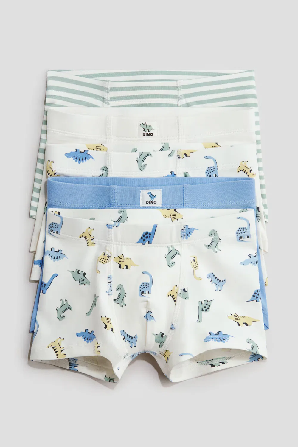 Боксеры 5 шт. H&M, Blau/Dinosaurier