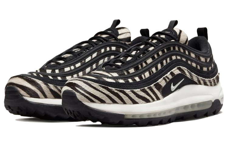 Кроссовки для гольфа Nike Air Max 97 унисекс, черный/белый — фото 3
