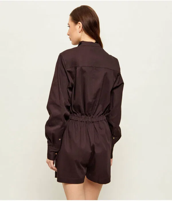 Комбинезон Lacoste Regular Fit, коричневый — фото 3
