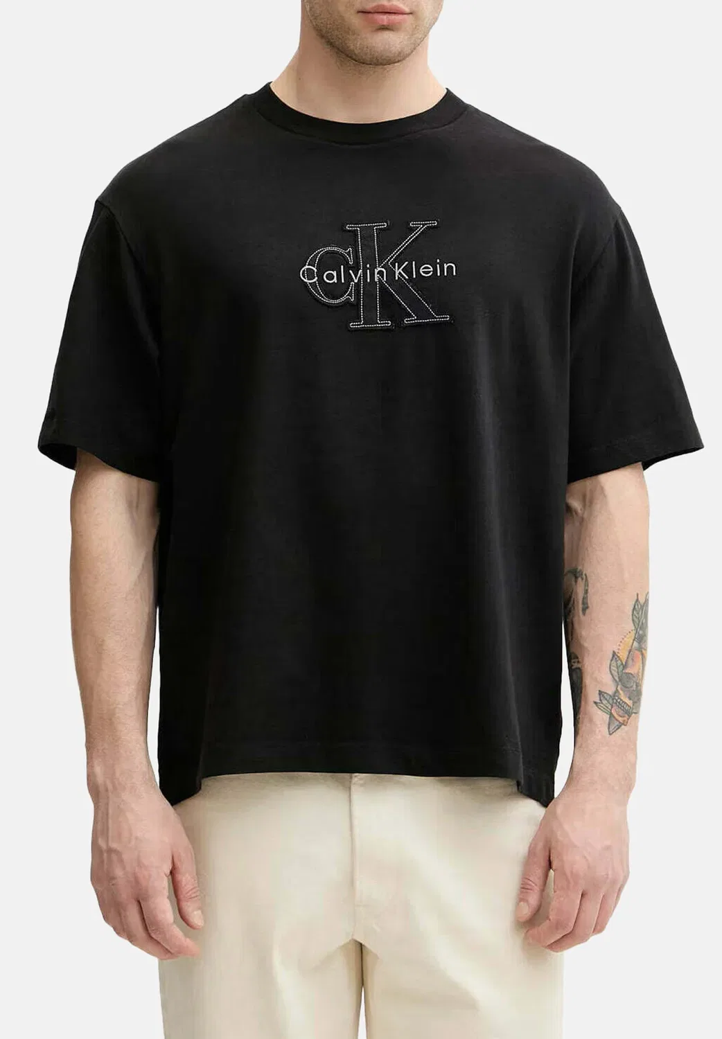 Футболки с графическим принтом - футболки с принтом Calvin Klein, Black