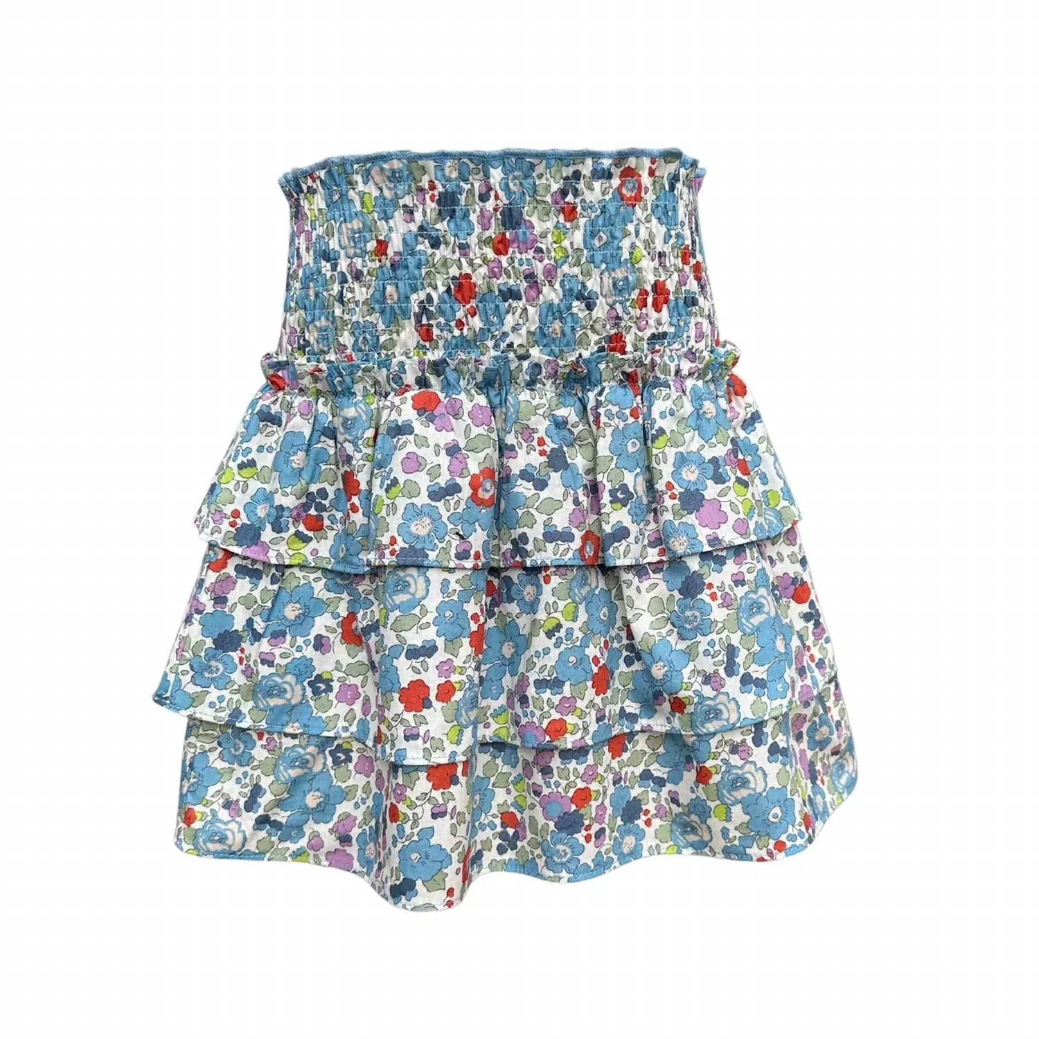 Детская юбка с принтом Sally Skirt Pleat, Preppy Petals — фото 2