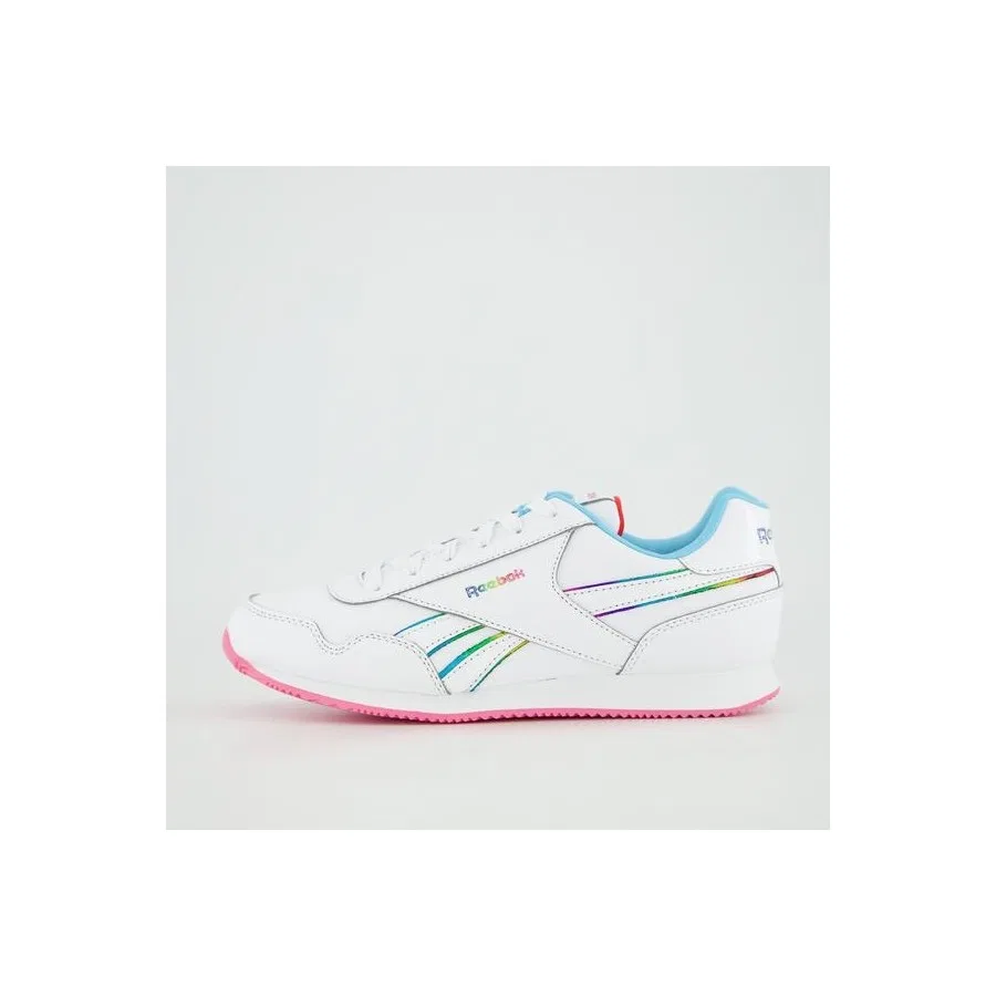 Детские кроссовки с синтетической кожи Royal cl Jog Reebok, Черно-золотой
