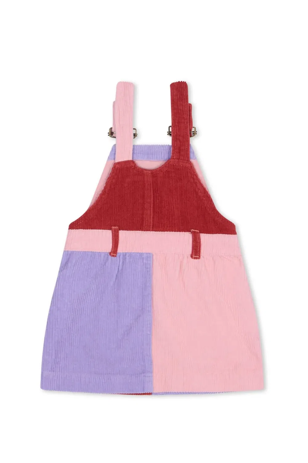 Детское платье из вельвета с пэчворком Rosebed Dotty Dungarees, Multi — фото 2