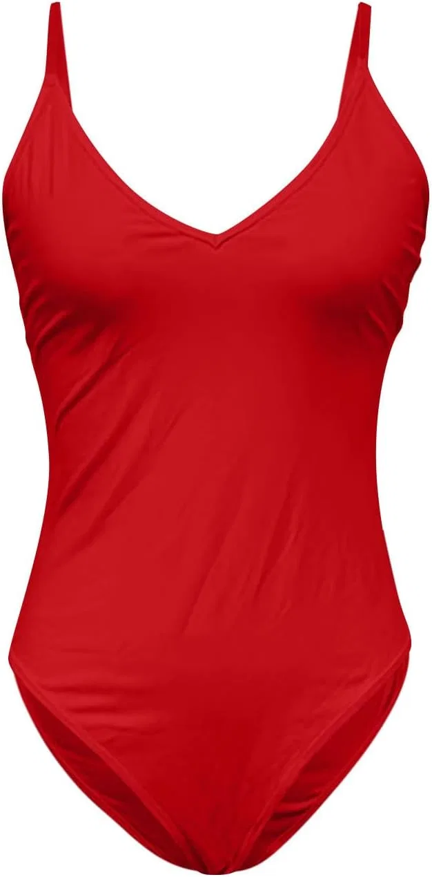 Женский цельный купальник с утяжкой Push Up Shapewear, Red