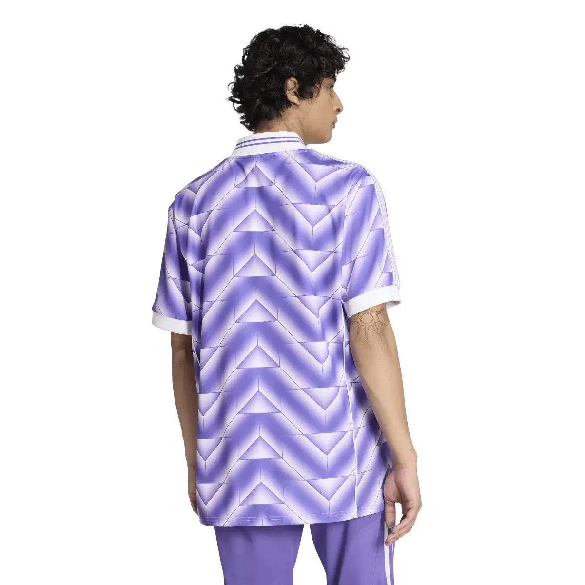 Мужская футболка с длинным рукавом Real Madrid CF 2025-2026 LFSTLR Jersey adidas, Violeta — фото 2