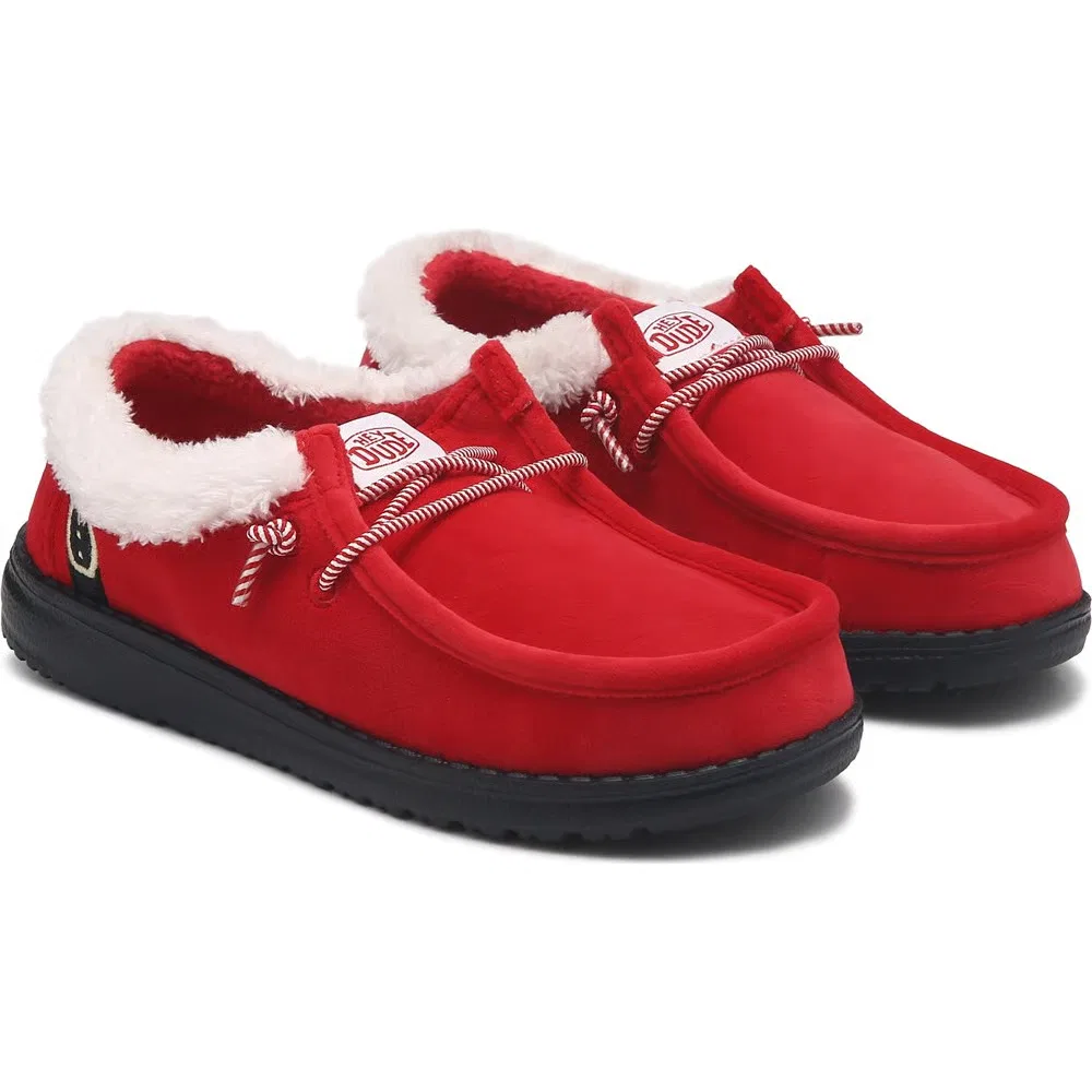 Детские слипоны Wally Holiday Cheers Heydude, Red