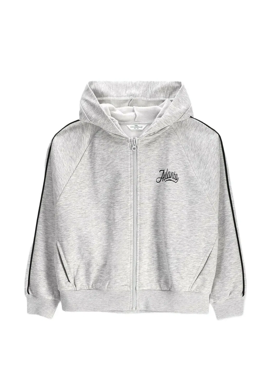 Kapuzen-Sweatjacke - толстовка на молнии Coccodrillo, Grey