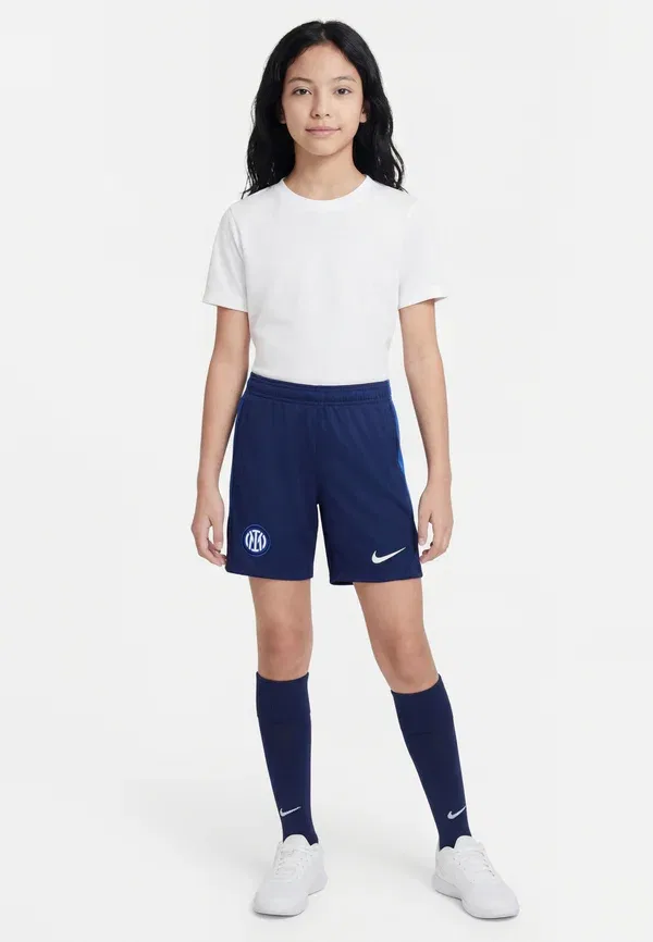 Шорты футбольные, unisex - club wear, Nike Performance void, lyon blue, white, белый/синий