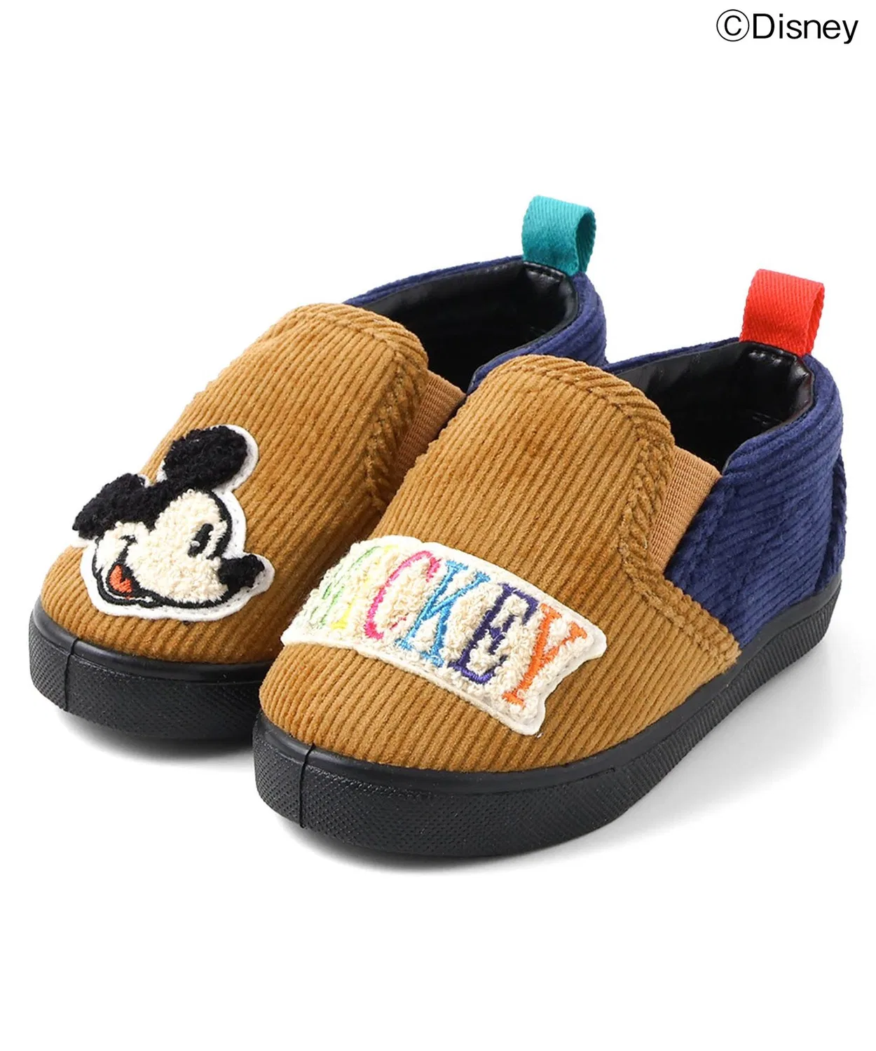 Детские слипоны с принтом Disney, модель Mickey Mouse, Эмеральд — фото 2