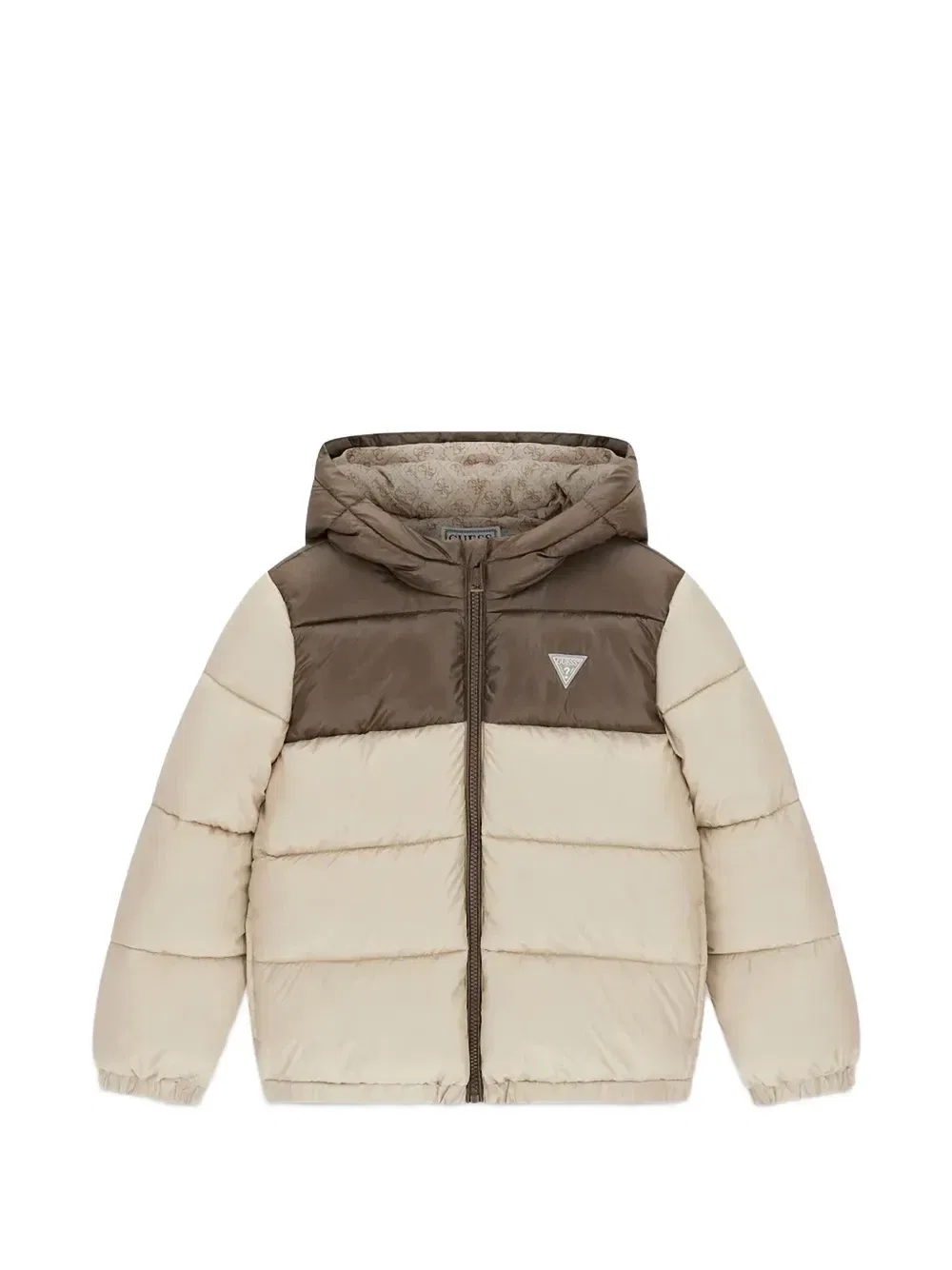 Куртка на подкладке с капюшоном Guess Kids, бежевый