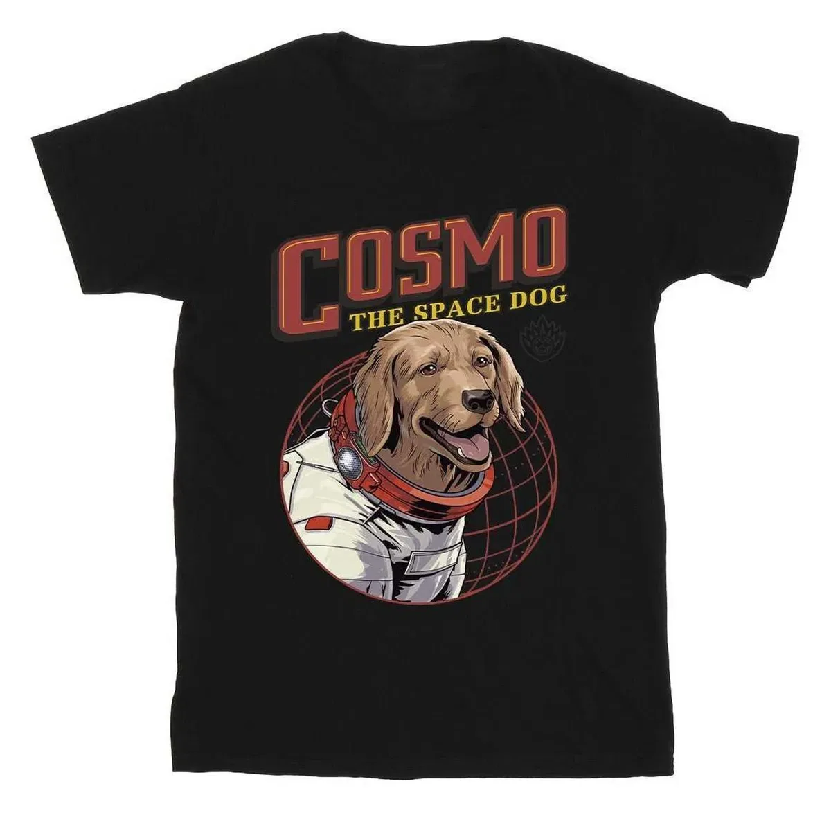 Футболка хлопковая Cosmo the Spacedog Guardians Of The Galaxy Volume 3, Black