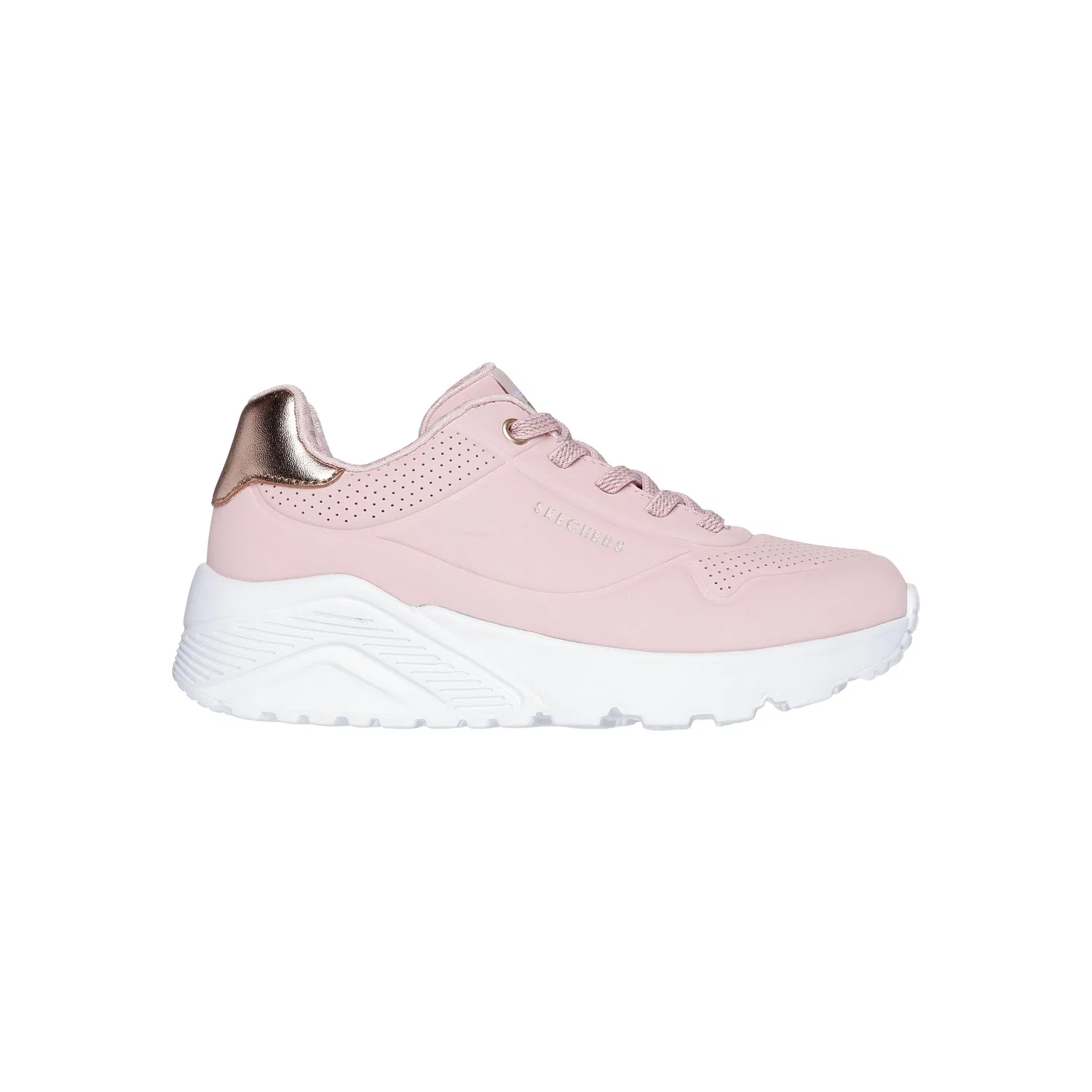 Детские кроссовки для девочек с принтом 310384L-MVE-PINK Skechers, Malvenfarben Rosa — фото 2