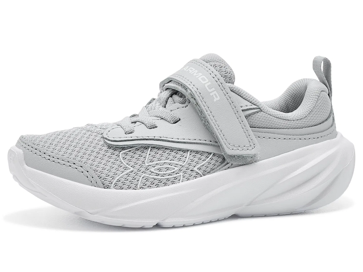 Детские кроссовки Pre School Surge 5 с альтернативной застежкой (для малышей) Under Armour Kids, Halo Gray/Halo Gray/White