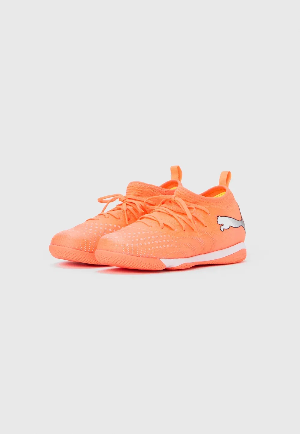 Футбольные бутсы Future 9 унисекс для игры в помещении Puma, Glowing Red/White/Black/Silver-Coloured — фото 2
