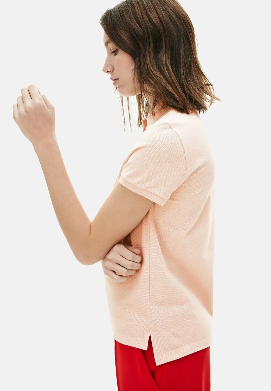 Рубашка поло Lacoste, Rose Pale — фото 2