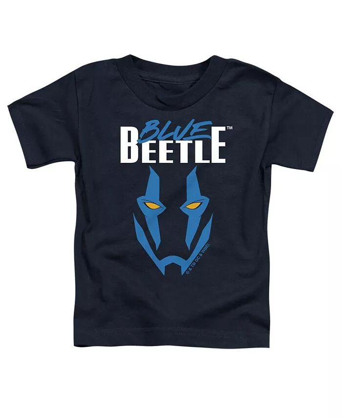 

Футболка с короткими рукавами для малышей с маской для девочек Blue Beetle, синий