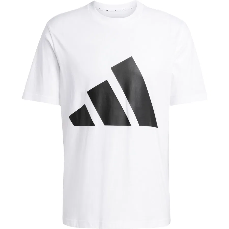 Футболка с длинным рукавом Essentials Big Logo Tee adidas, Бело-черный — фото 3