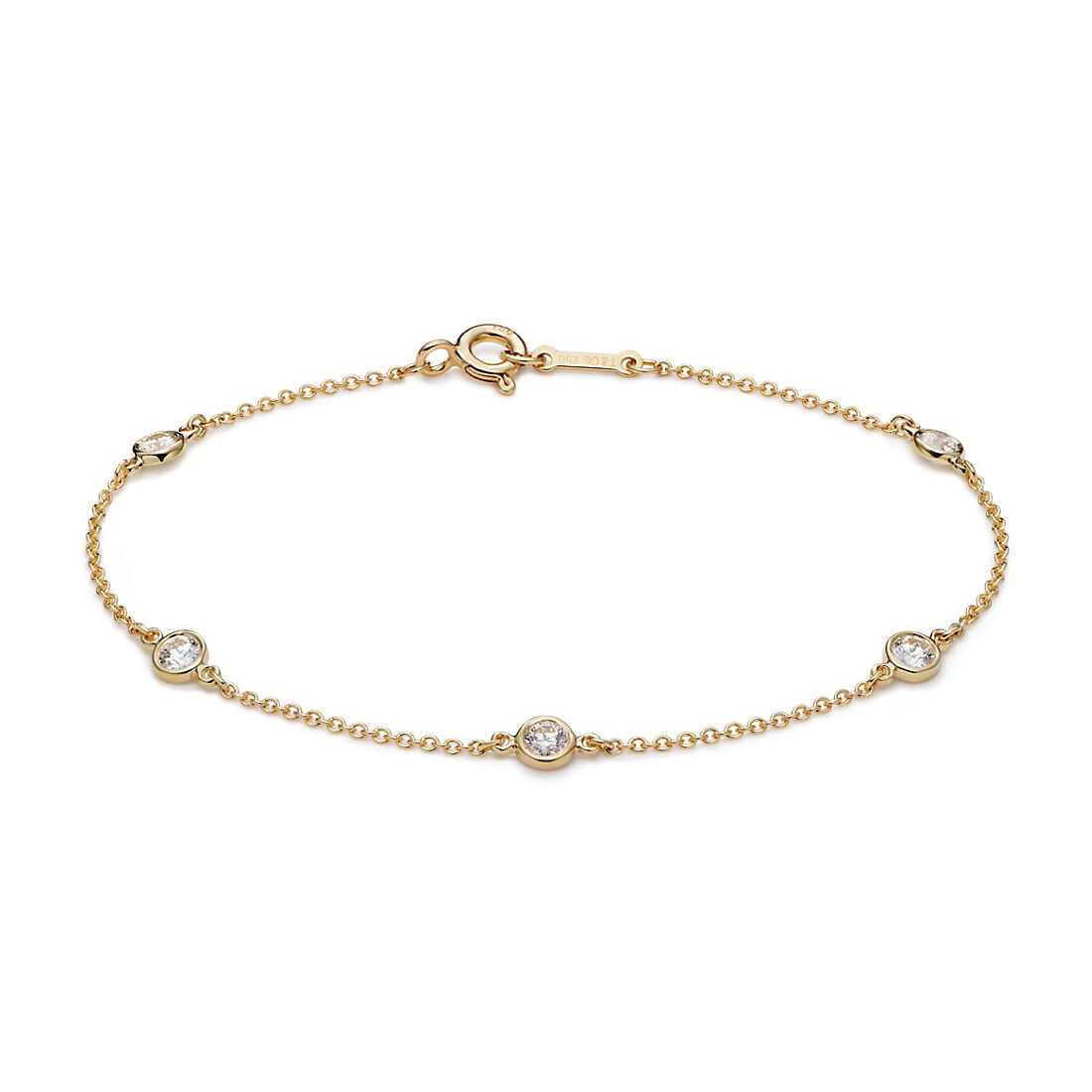 

Браслет Tiffany & Co. Elsa Peretti Diamonds by the Yard, золото
