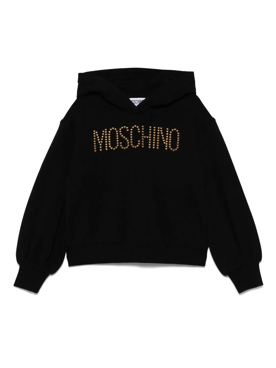 Худи с логотипом Moschino, черный