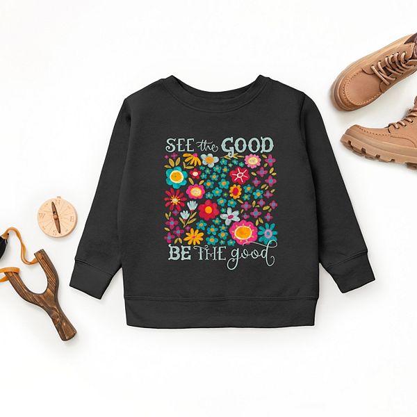 Футболка See the good be the good floral youth The Juniper Shop, Black — фото 3