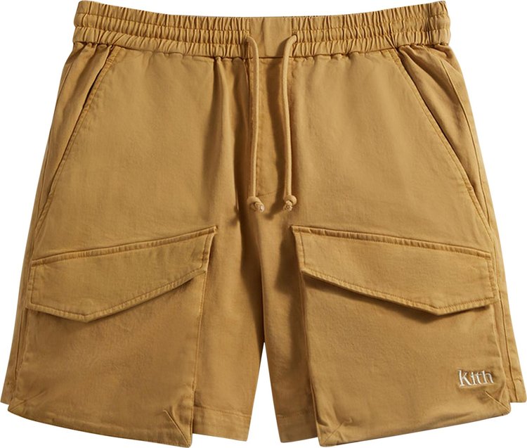 

Шорты Kith Garment Dyed Twill Boreum Cargo Short 'Highland', загар