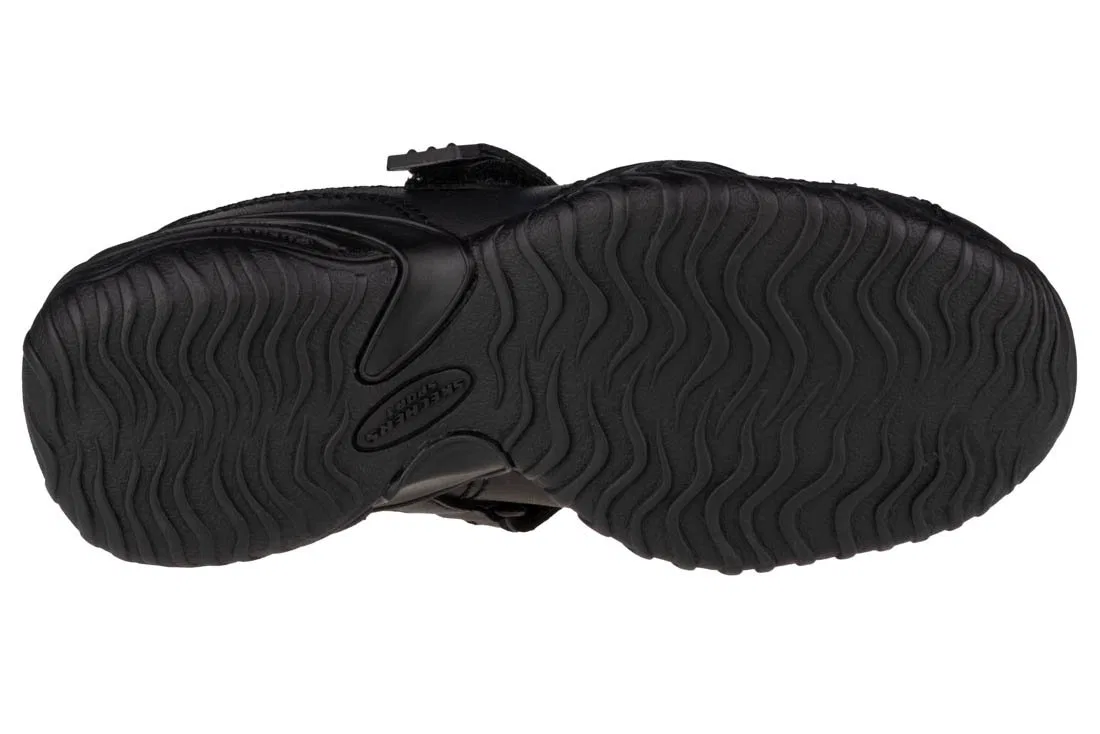 Детские кроссовки для девочек Skechers Velocity-Pouty 81264L-BLK, Черный — фото 4