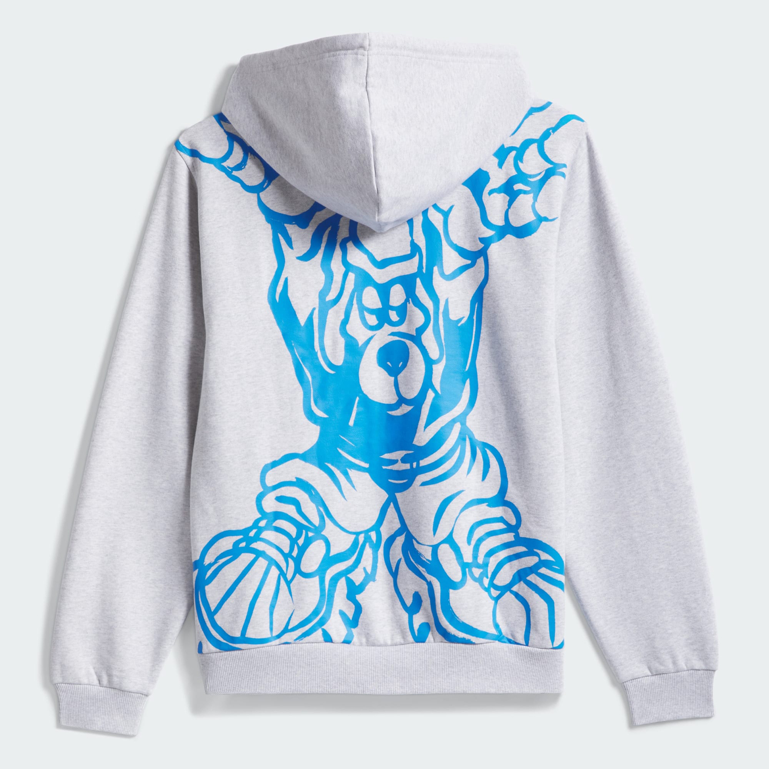 Толстовка Adidas Originals Skateboarding x Kogancult Zip-Up, светло-серый — фото 2