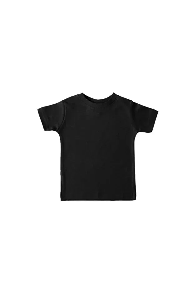 Детская футболка для девочек хлопковая Hediyemania, Black