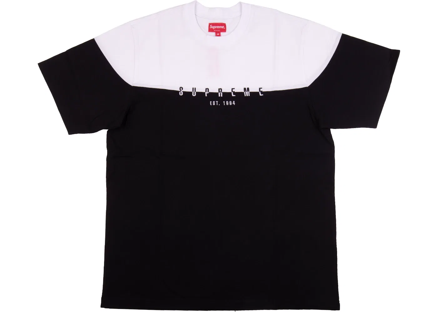 Мужская футболка Supreme Split Logo S/S Top, Black