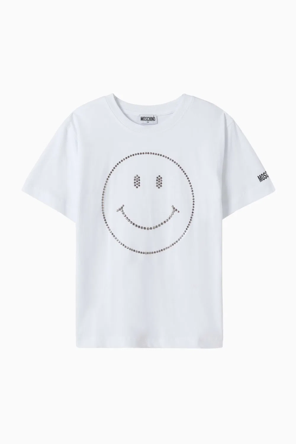 Футболка с принтом Studded Smiley Moschino