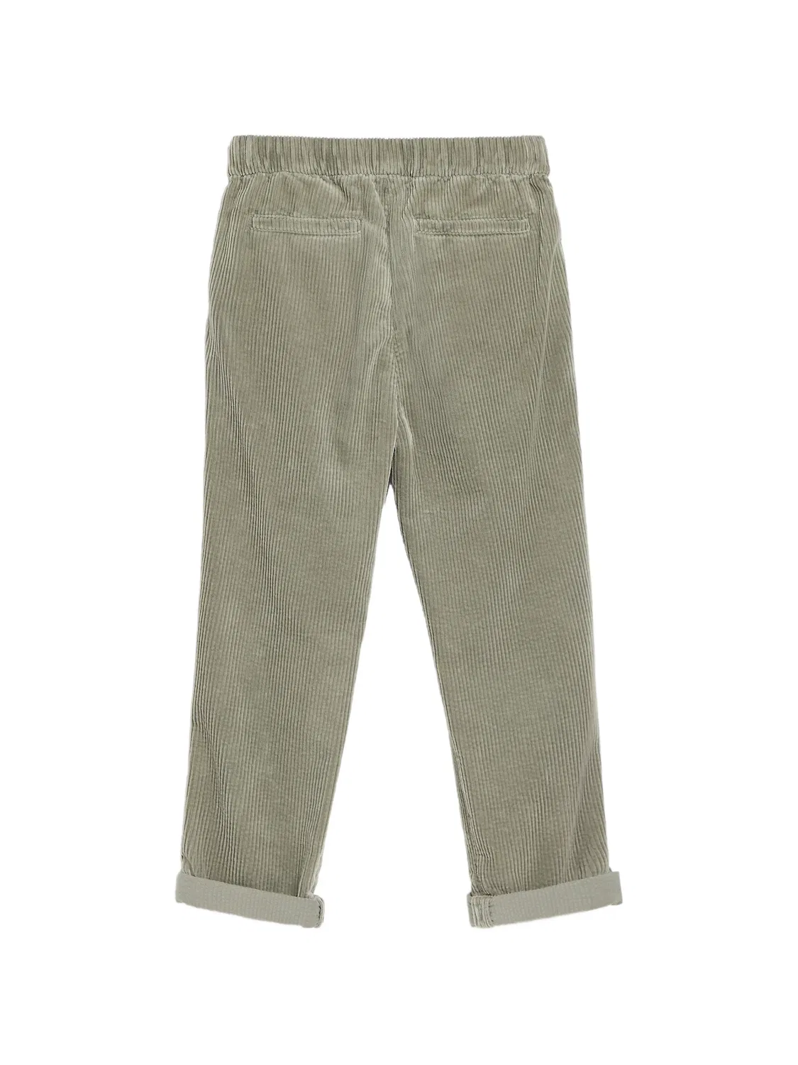 Брюки с кулиской и складками Brunello Cucinelli Kids, зеленый — фото 2