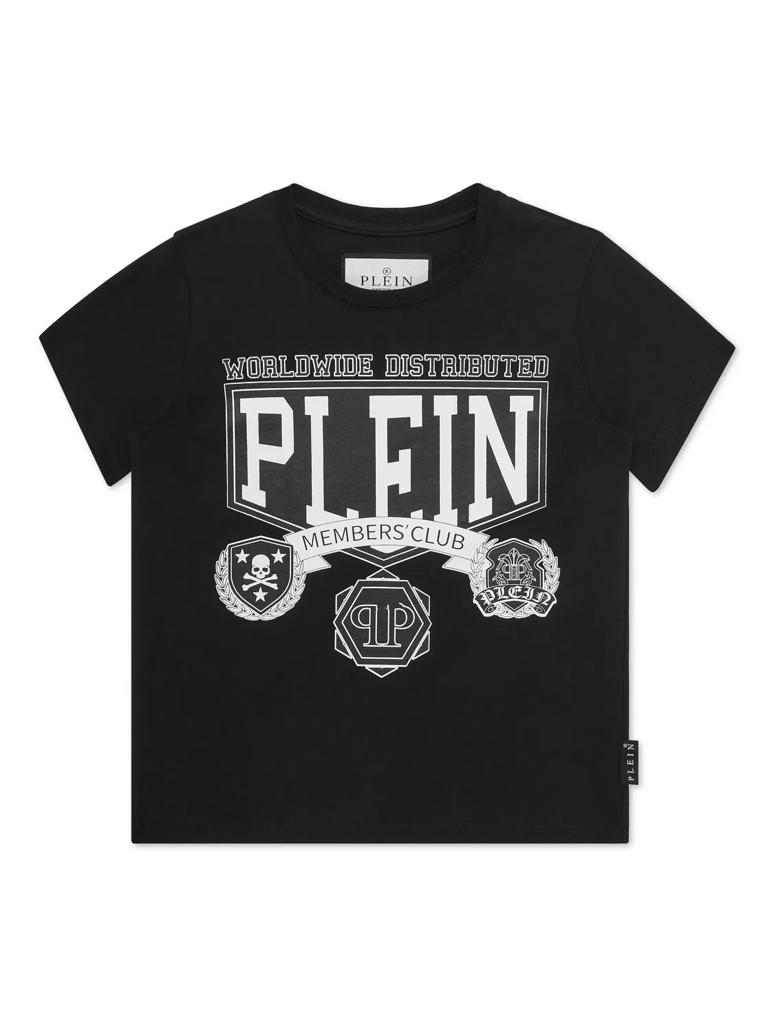 Футболка с коротким рукавом Philipp Plein, черный