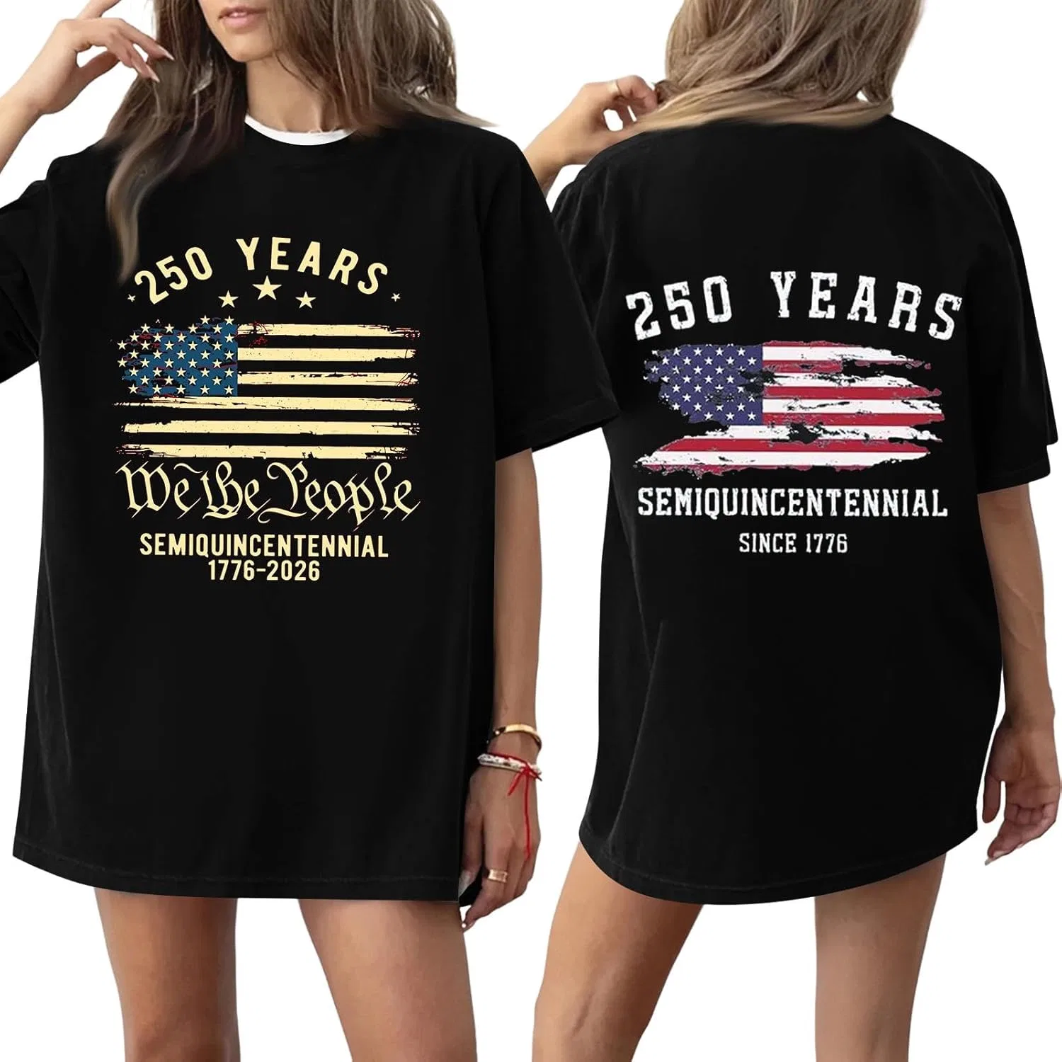 Топ женский с принтом 250 Anniversary, 1-black
