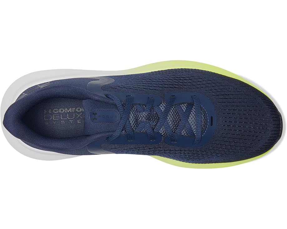 Мужские кроссовки Under Armour Charged Rogue 5, Washed Navy/High Vis Yellow/Black — фото 2