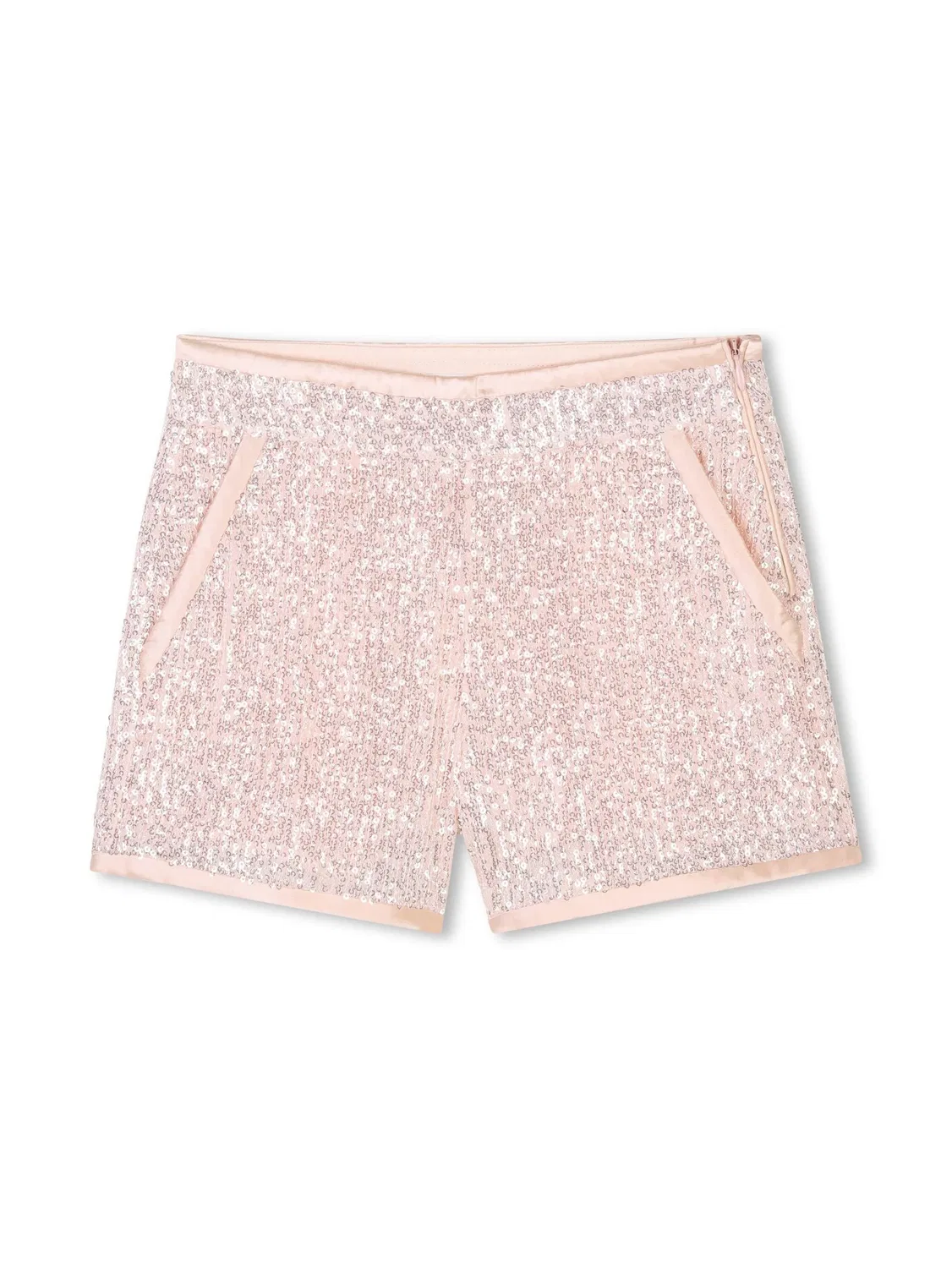 Шорты с пайетками Chloé, розовый