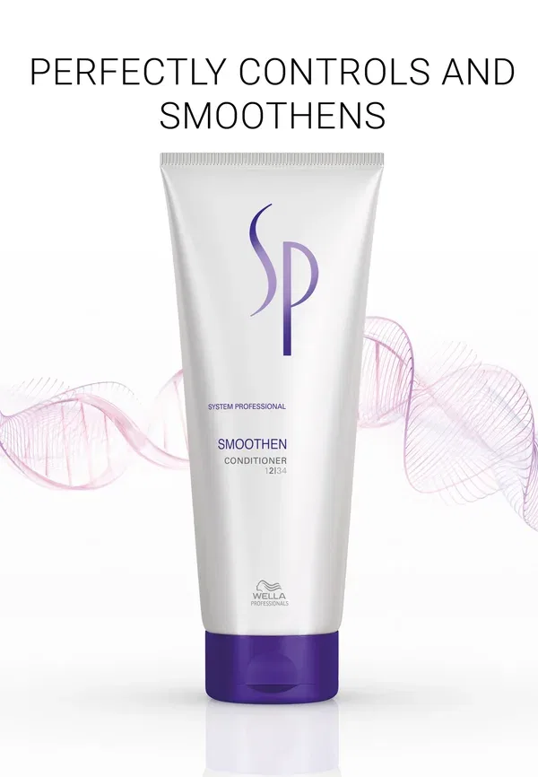Кондиционер для волос с кремовой текстурой Wella Sp smoothen conditioner, 200 мл — фото 3