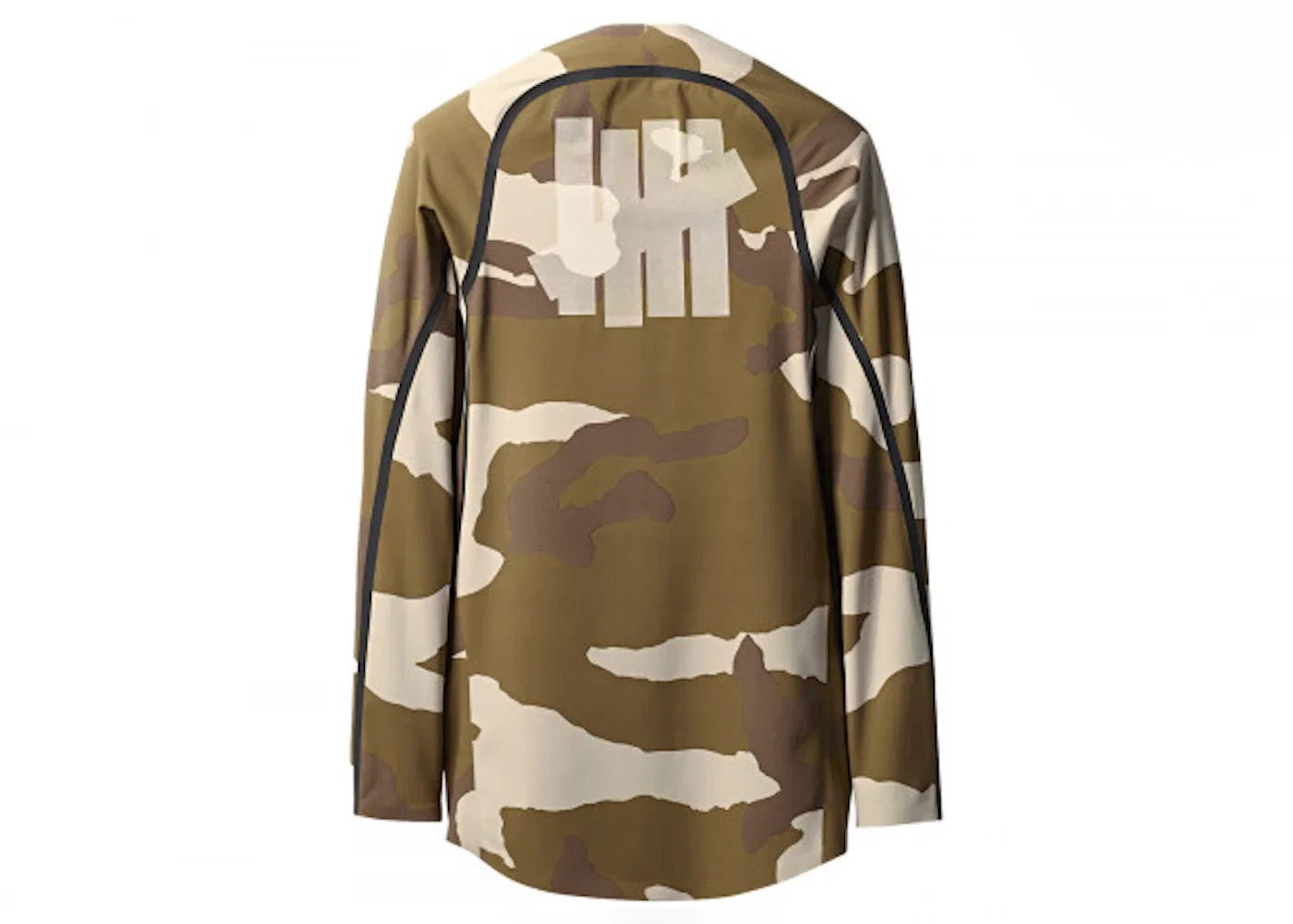 Мужская футболка с длинным рукавом Adidas x Undefeated Alphaskin 360 1/1 Tee, Tan/Dune — фото 2