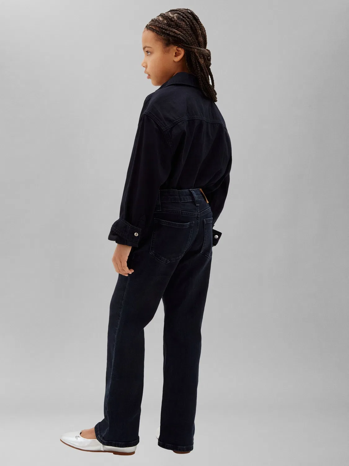 Джинсы клеш Calvin Klein Jeans, черные — фото 2