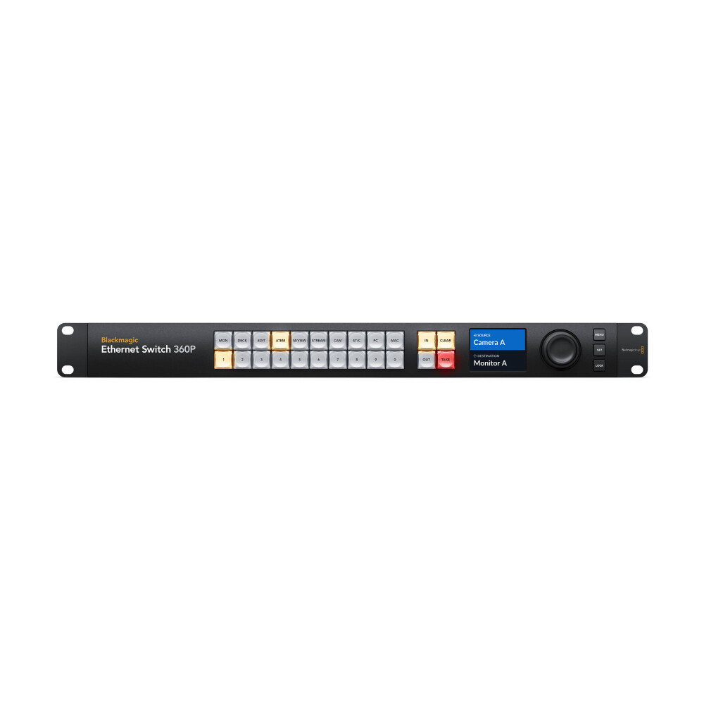 

Сетевой коммутатор Blackmagic Design Ethernet Switch 360P, черный
